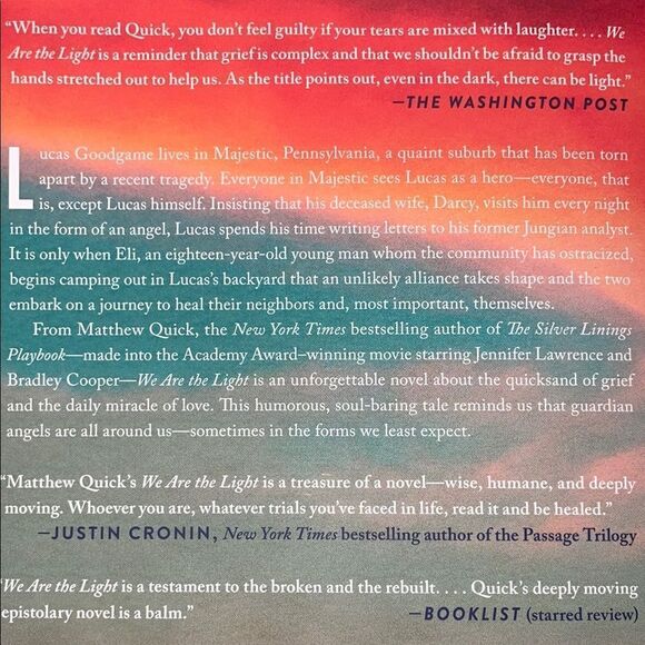 We Are the Light by Matthew Quick - Picture 3 of 3